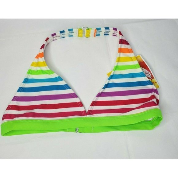 Angel Beach Girls 14/16 2 Piece Swimsuit Set RN 103658 Multi Colored - Picture 9 of 11